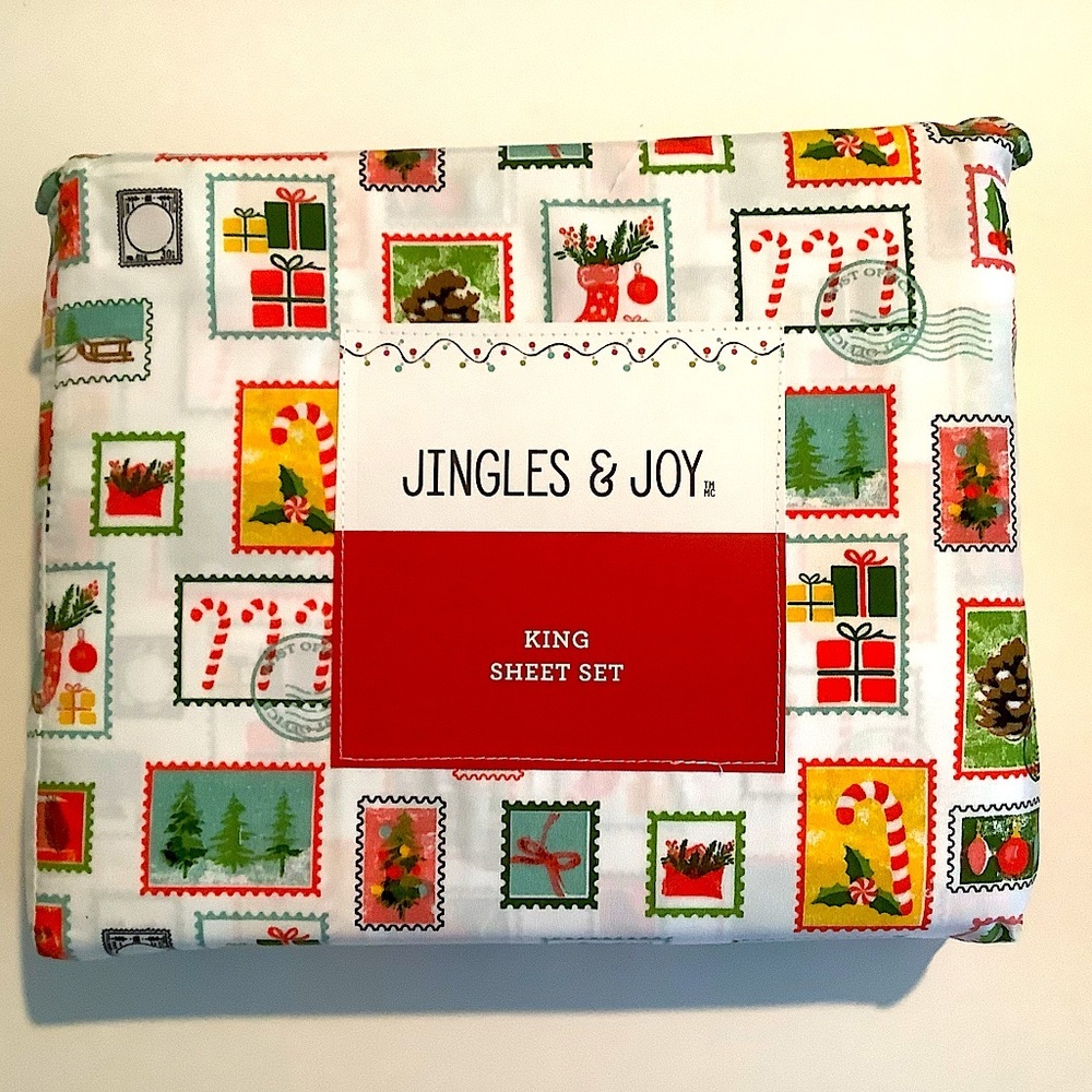 Jingles & Joy Holiday Stamps King Sheet Set New